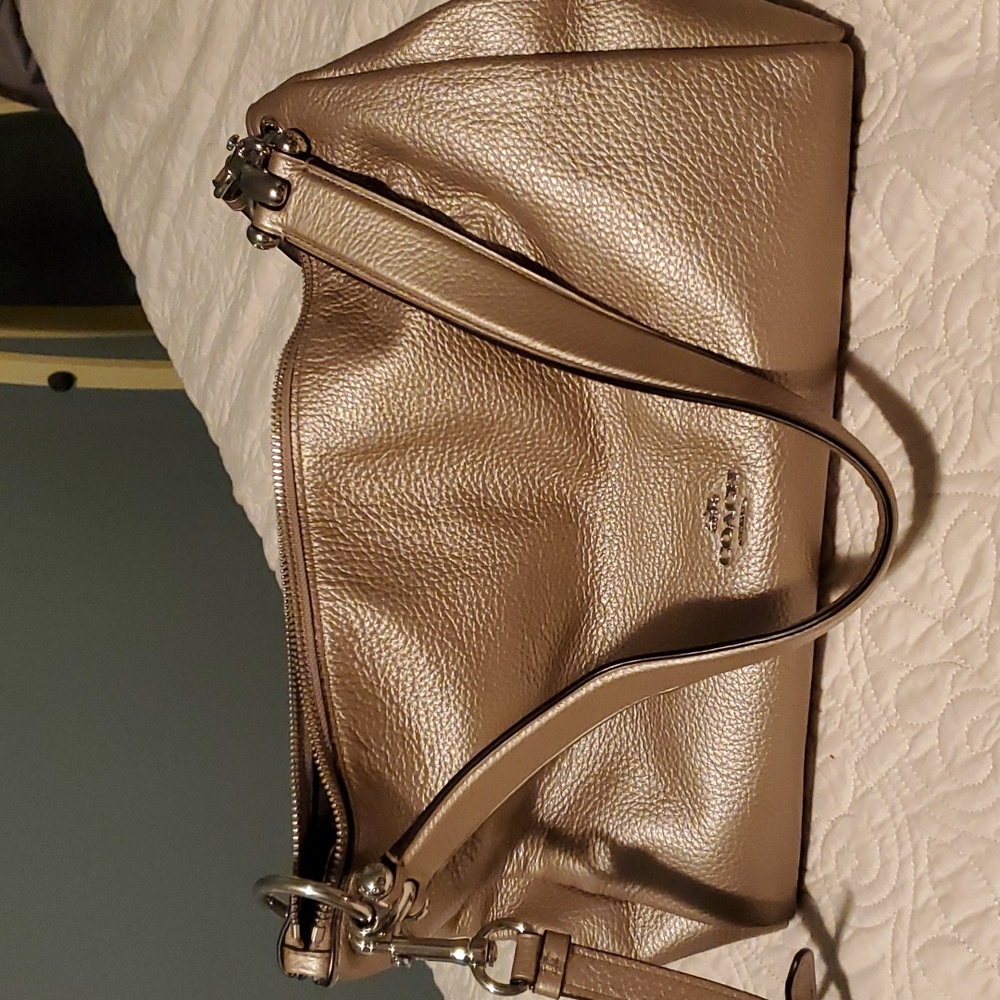 Leather Coach purse